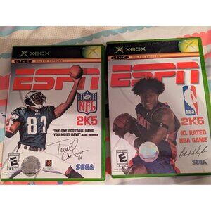 3 XBox ESPN Games- Football, Basketball, Baseball 2005